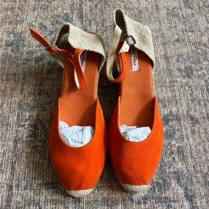 Toni Pons NWOT Orange Lloret-5 Espadrille Sandals Women’s Size 41